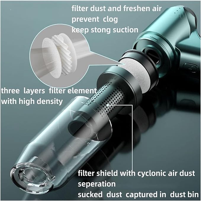 Portable Wireless Vacuum Cleaner