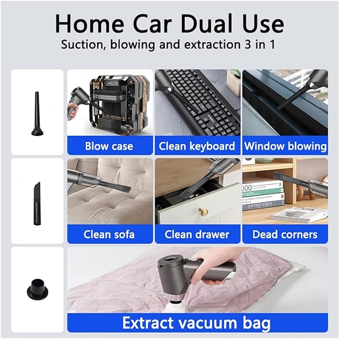 Portable Wireless Vacuum Cleaner