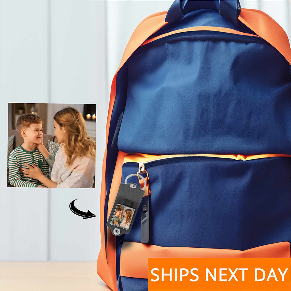 Customized Photo Leather Keychain
