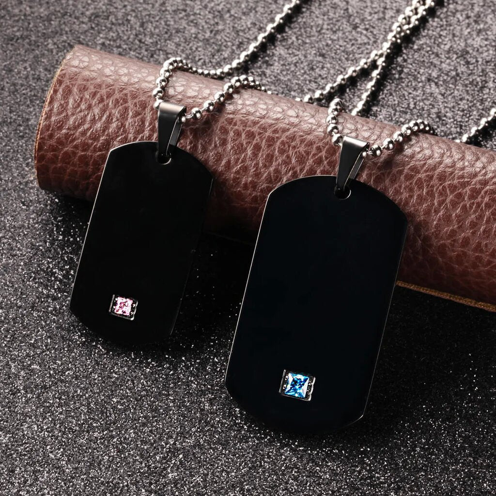 Customize Necklace Couples Necklace Pendants