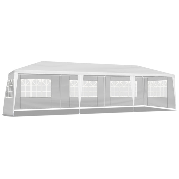 10x30ft Outdoor Party Tent - Waterproof Event Canopy with 8 Removable Sidewalls