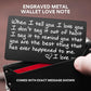 Personalized Stainless Steel Wallet Card