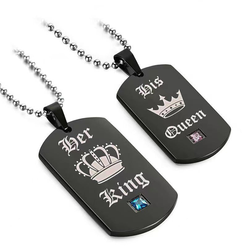 Customize Necklace Couples Necklace Pendants