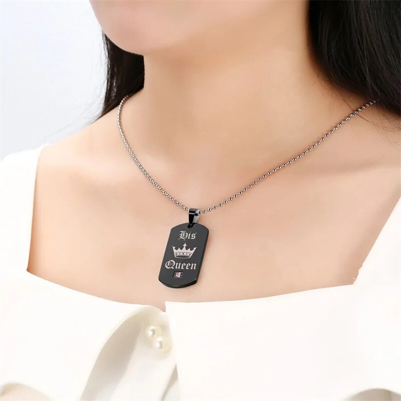 Customize Necklace Couples Necklace Pendants