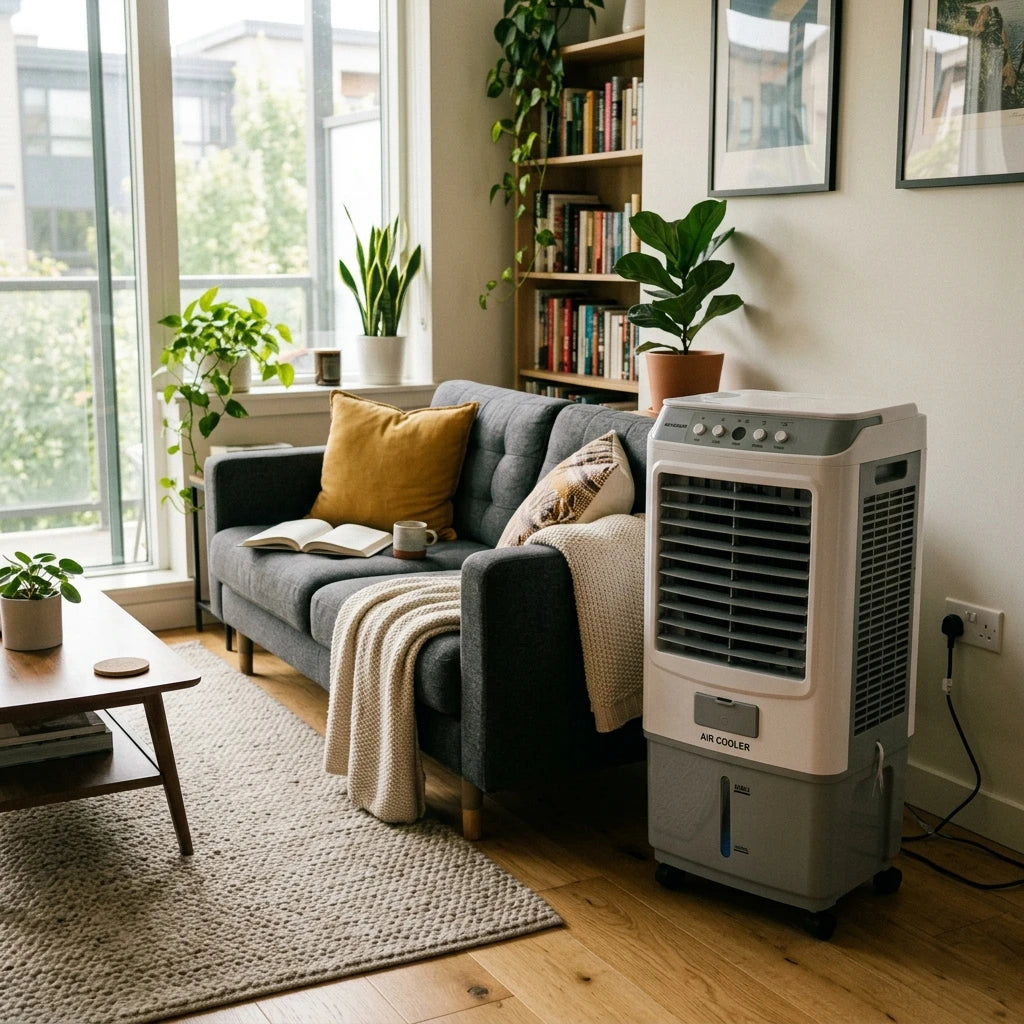20L Portable Evaporative Air Cooler with Remote - 3-in-1 Cooling Fan & Humidifier