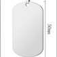 Personalized Stainless Steel Photo Dog Tag Pendant，Gold And Sliver
