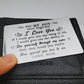 Personalized Stainless Steel Wallet Card