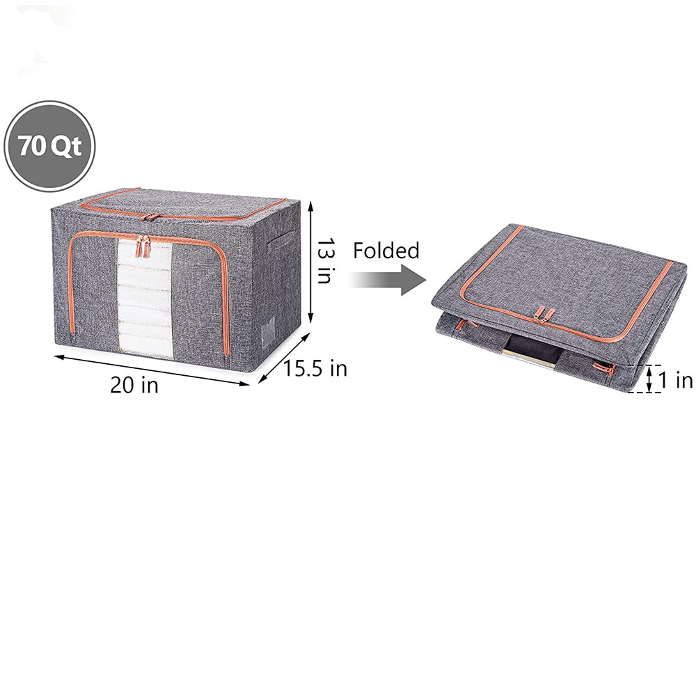 Stackable Storage Containers（With Steel Frame）