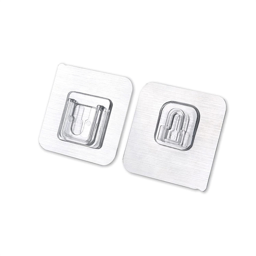 Clear Double-Sided Adhesive Wall Hooks