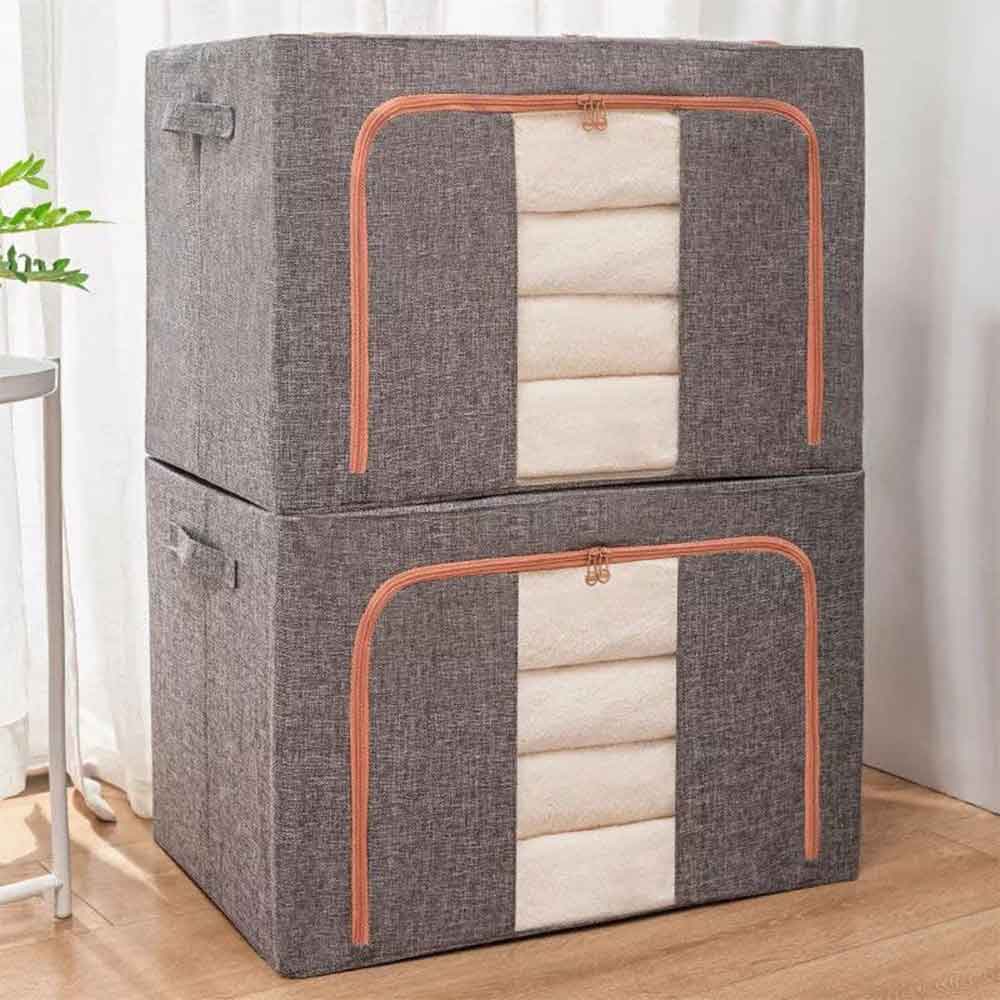 Stackable Storage Containers（With Steel Frame）