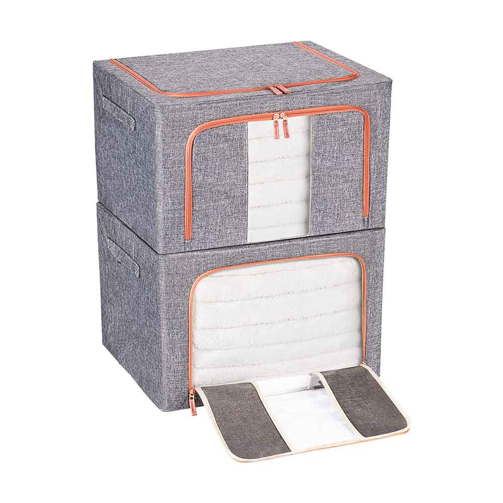Stackable Storage Containers（With Steel Frame）