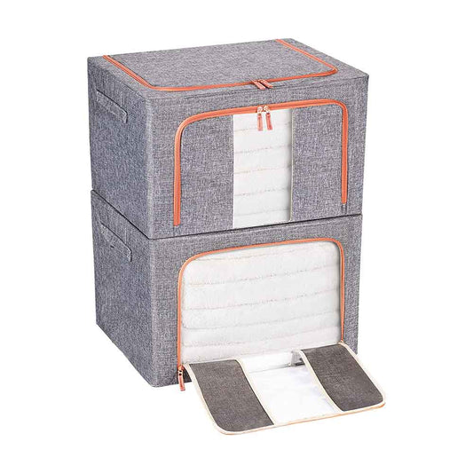 Stackable Storage Containers（With Steel Frame）